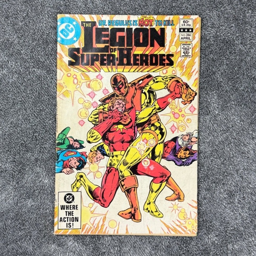 Legion of Super-Heroes 286 DC Comics April 1982 Dr Regulus Sun Boy Bronze Age
